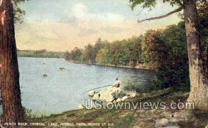 Perch Rock, Crystal Lake - Averill Park, New York NY Postcard ...