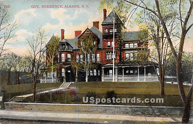 Gov Residence - Albany, New York NY Postcard