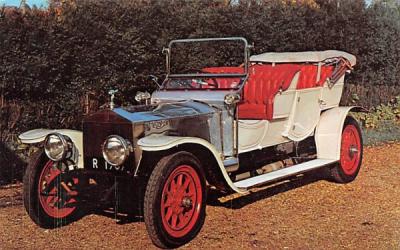 1909 Rolls Royce Silver Ghost Andes, New York Postcard