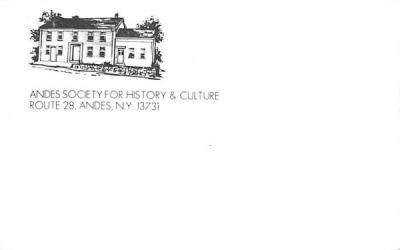 Andes Society for History & Culture New York Postcard