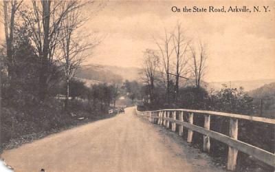 State Road Arkville, New York Postcard