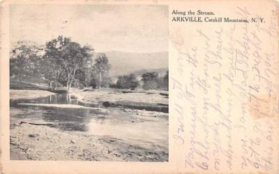 Along the Stream Arkville, New York Postcard