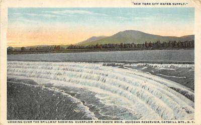 New York City water supply  Postcard