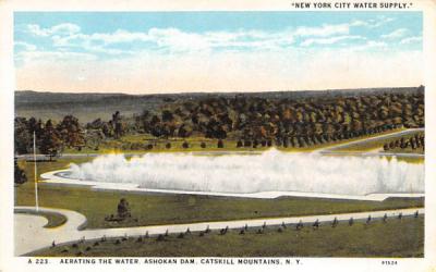 Ashokan Dam Catskill Mountains New York Postcard