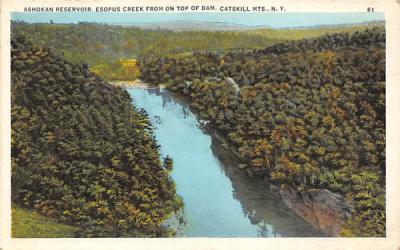 Espous Creek From Top of DamMisc Ashokan Reservoir, New York Postcard