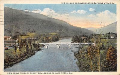Bridge over Esopus Ashokan Reservoir Postcard