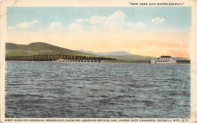 Ashokan Reservoir Ashokan Bridge New York Postcard