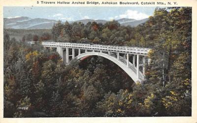 Arched Bridge Ashokan Blvd Ashokan Boulevard, New York Postcard