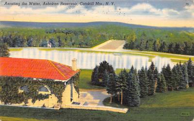Aerating the Water Castskill Mts Ashokan Reservoir, New York Postcard