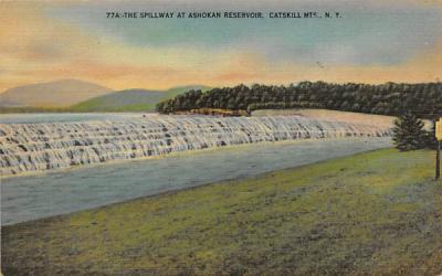 Spillway Ashokan Reservoir Postcard