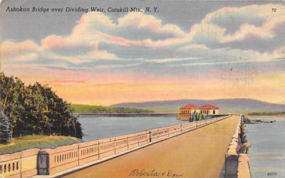 Ashokan Bridge over Dividing Weir Postcard