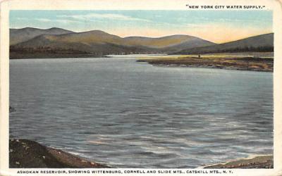 Ashokan Reservoir Showing Whittenburg Postcard