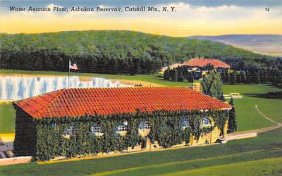 Water Aeration Plant  Ashokan Reservoir, New York Postcard