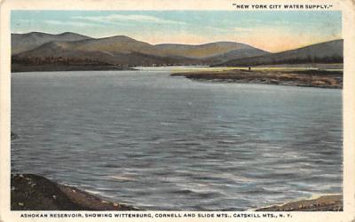 Ashokan Reservoir Wittenberg Cornell Postcard