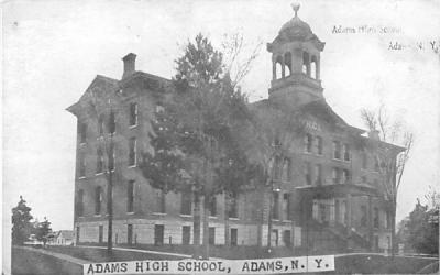 Adams High School New York Postcard