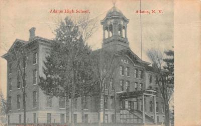 Adams High School New York Postcard