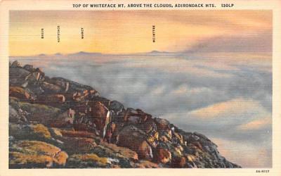 Top of the Whiteface Mountain Adirondack Mountains, New York Postcard