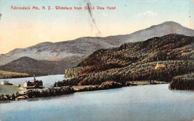 Whiteface from Grandview Hotel Adirondack Mountains, New York Postcard