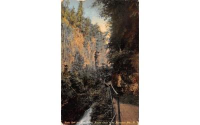 Boardwalk and Long Gallery Adirondack Mountains, New York Postcard