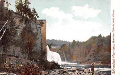 Rainbow Falls Adirondack Mountains, New York Postcard
