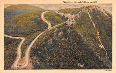 Whiteface Memorial Highway Adirondack Mountains, New York Postcard