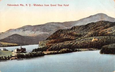Whiteface from Grand View Hotel Adirondack Mountains, New York Postcard