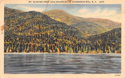 Mount McIntyre from Lake Colden Adirondack Mountains, New York Postcard