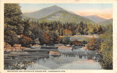 Whiteface Junior Mountains Adirondack Mountains, New York Postcard