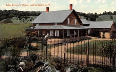 John Brown's House Adirondack Mountains, New York Postcard