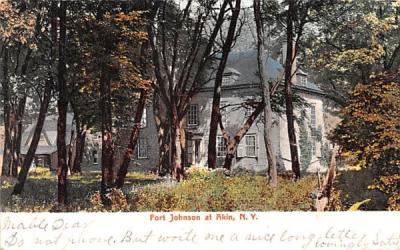 Fort Johnson Akin, New York Postcard