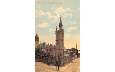 St. Peter's Episcopal Church Albany, New York Postcard
