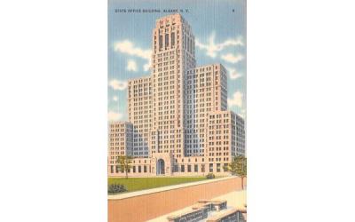 State Office Building Albany, New York Postcard