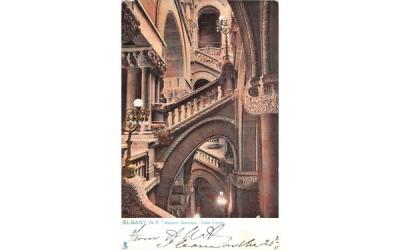 Western Staircase Albany, New York Postcard