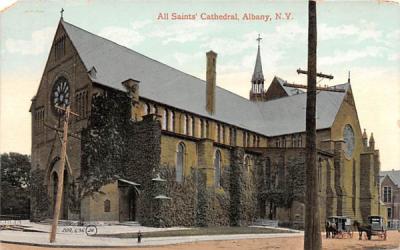 All Saints Cathedral Albany, New York Postcard
