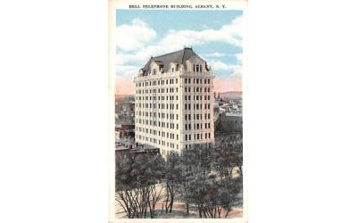 Bell Telephone Building Albany, New York Postcard