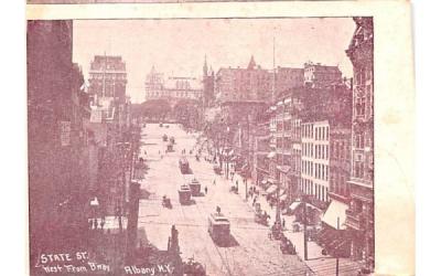State Street from West Broadway Albany, New York Postcard