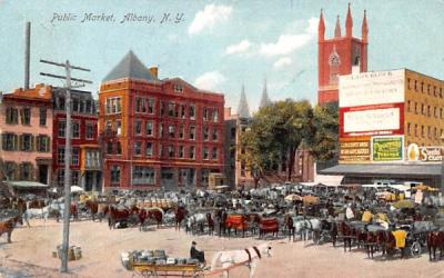 Public Market Albany, New York Postcard