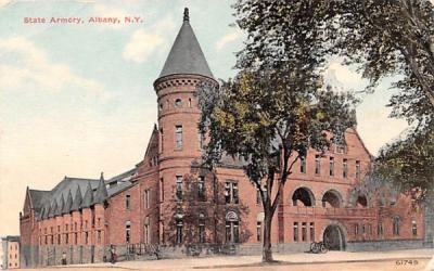 State Armory Albany, New York Postcard