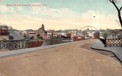 Knox Street Viaduct Albany, New York Postcard