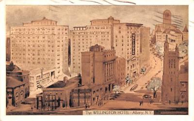 The Wellington Hotel Albany, New York Postcard