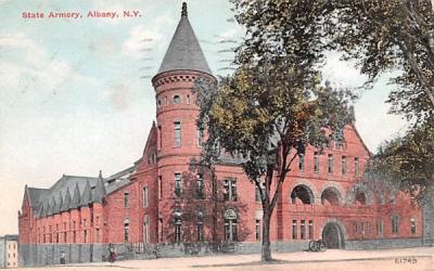 State Armory Albany, New York Postcard