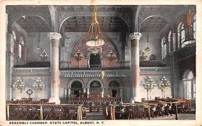 Assembly Chamber Albany, New York Postcard