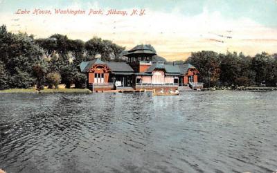 Lake House Albany, New York Postcard