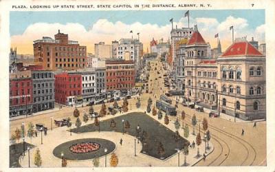 Plaza, State Capitol Albany, New York Postcard