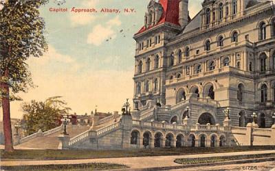 Capitol Approach Albany, New York Postcard