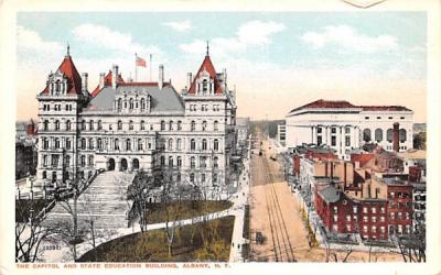 Capitol & State Education Building Albany, New York Postcard