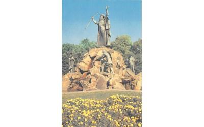 Statue of Moses Albany, New York Postcard