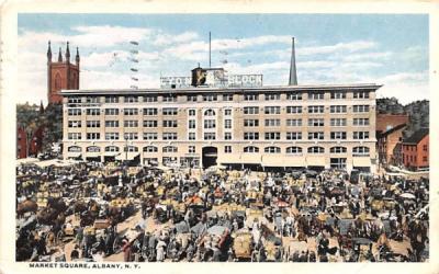 Market Square Albany, New York Postcard