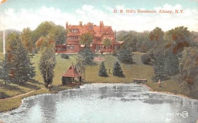 DB Hill's Residence Albany, New York Postcard