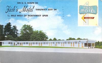 Fick's Motel Albany, New York Postcard